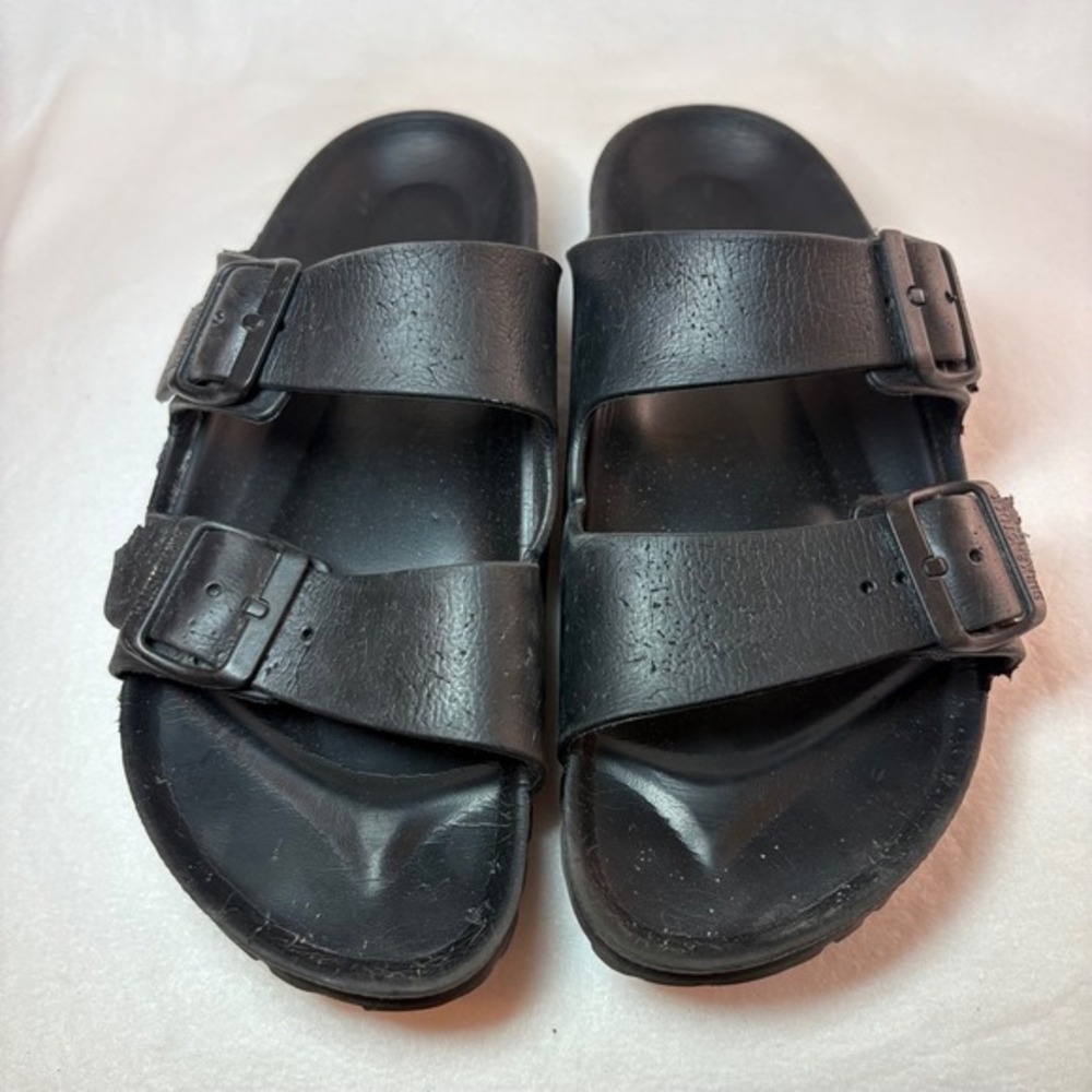 Birkenstock Arizona EVA Black Two Strap Slide Sandals Waterproof Mens Womens